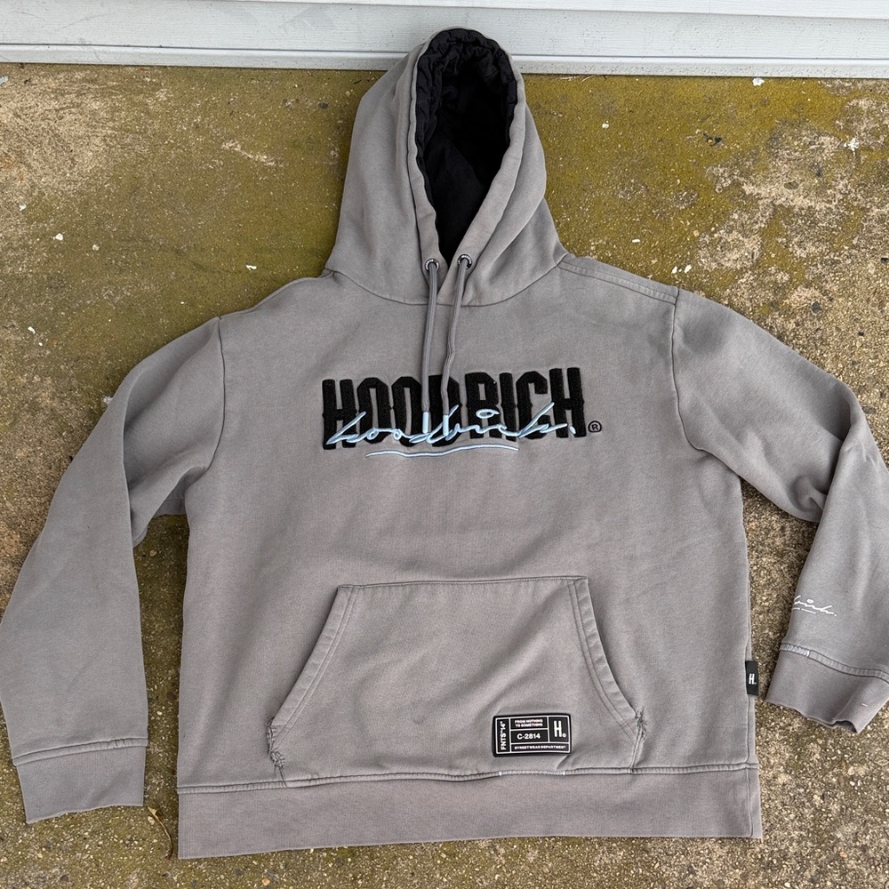Hoodrich Gray Sweater